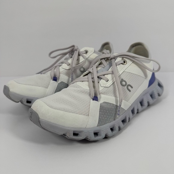 On Running Women's Sneakers - White and Blue - Picture 3 of 13